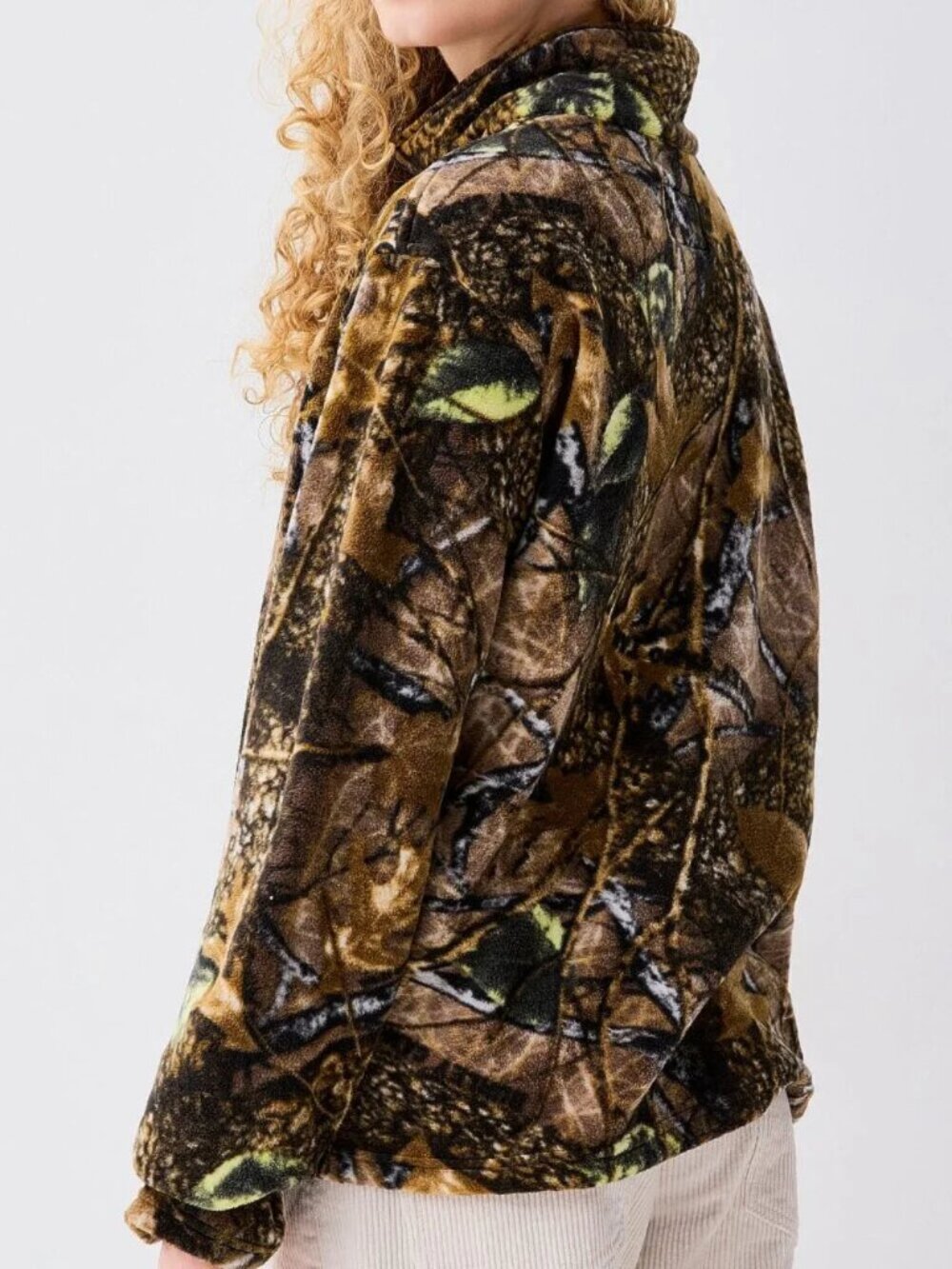 NWT Camo pattern fleece jacket - Picture 2 of 3